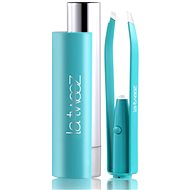 La-tweez Pro Illuminating Tweezers with Blue Lipstick Case - Tweezer