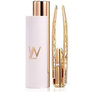 LA-TWEEZ Pro Illuminating Tweezers & Mirrored Carry Case 24k Gold Plated - Tweezer
