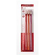 SWISSDENT Whitening Soft 3 Pack (red, orange, pink) - Toothbrush