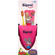 SIGNAL Strawberry Children's Dental Set - Oral Hygiene Set