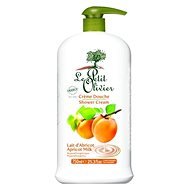 LE PETIT OLIVIER Apricot Milk Shower Cream 750 ml - Krémtusfürdő