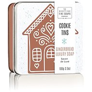 SCOTTISH FINE SOAPS Christmas Soap, Gingerbread, in Tin Box 100g - Bar Soap