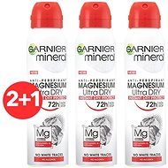 GARNIER Mineral Magnesium Ultra Dry 72H Spray 3× 150 ml - Női izzadásgátló