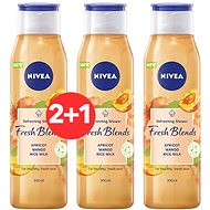 NIVEA Fresh Blends Apricot, Mango, Rice Milk 300 ml 2 + 1 - Shower Gel