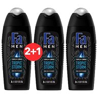 FA Men Tropic Storm Shower Gel 400 ml 2 + 1 - Shower Gel