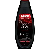 LILIEN Shower Gel & Shampoo Dark Red 400 ml - Shower Gel