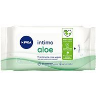 NIVEA Intimo Cleansing Wipes Aloe Water 15 db - Nedves törlőkendő