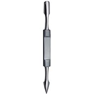 GLOBOS Stainless steel double-sided manicure tool spatula - tip No.991615 - Cuticle Grooming Tool