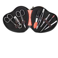 KELLERMANN ladies manicure set 7777 N MC red with crocodile skin pattern - Manicure Set