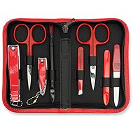 KELLERMANN leather manicure set L 52136 MC RED red - Manicure Set