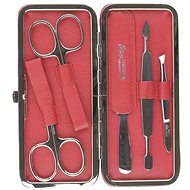 ERBE SOLINGEN ladies leather manicure 9017"Siena" red - Manicure Set