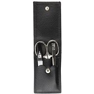 YES SOLINGEN travel leather manicure set 99262 black - Manicure Set