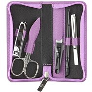 YES SOLINGEN leather manicure set 99267 lavender - Manicure Set