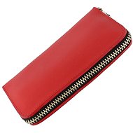 ERBE SOLINGEN travel leather manicure set 9942 red - Manicure Set