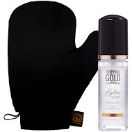 DRIPPING GOLD Hydra Whip Clear Tanning Mouse Dark Set with glove 150 ml - Cosmetic Set
