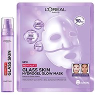 L'ORÉAL PARIS Revitalift Filler Glass Skin liquid Cream 50 ml + Glass Skin mask 25 g - Cosmetic Gift Set