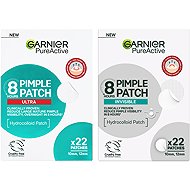 GARNIER Pimple Patch Hydrocolloid invisible patches 22 pcs + GARNIER Pure Active 8H Ultra 22 pcs - Cosmetic Gift Set