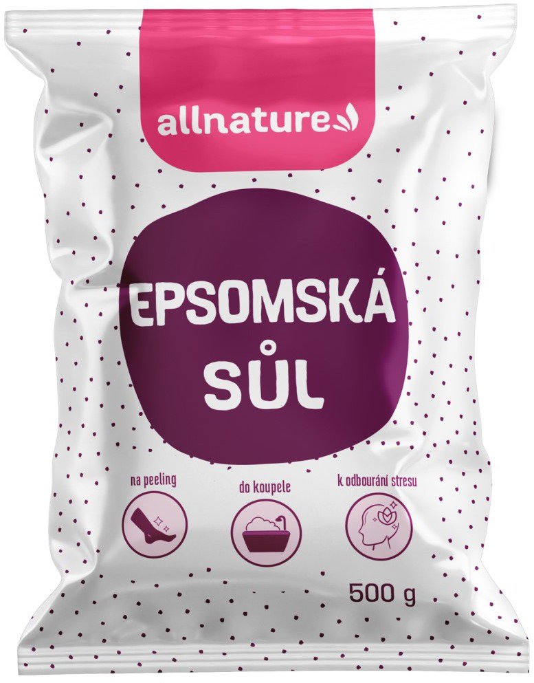 Allnature Epsom salt 500 g - Bath Salt