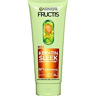 GARNIER Fructis Keratin Sleek Shampoo for Dry and Frizzy Hair, 200 ml - Shampoo