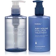 KUNDAL Airy Volume Hyaluron Blossom Breeze Set 600 ml - Haircare Set