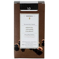 KORRES Argan Oil Advanced colourant 1.0 Black - Hair Dye