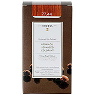 KORRES Argan Oil Advanced colour 77.44 Intense Copper Blonde - Hair Dye