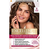 LORÉAL PARIS Excellence 5 Light Brown, 72 ml + 48 ml + 12 ml + 60 ml - Hair Dye