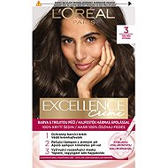 LORÉAL PARIS Excellence 3 Dark Brown, 72 ml + 48 ml + 12 ml + 60 ml - Hair Dye