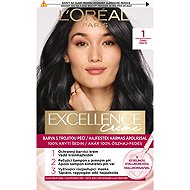 LORÉAL PARIS Excellence 1 Black, 72 ml + 48 ml + 12 ml + 60 ml - Hair Dye