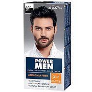 JOANNA hair, mustache and beard dye 3in1 01 black 30 g - Hair Dye
