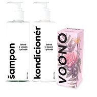 VOONO Moisturizing Shampoo 250 ml + Moisturizing Conditioner 250 ml + Hair of Gaurí 100 g - Set
