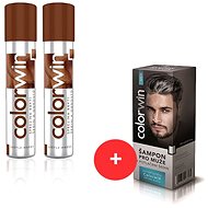 COLORWIN LIGHT BROWN Spray for Growth 2 × + COLORWIN Shampoo 150ml - Kit