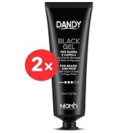 DANDY Black Gel 2× 50 ml - Farba na vlasy pre mužov