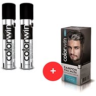 COLORWIN BLACK Spray for Growth 2 × + COLORWIN Shampoo 150ml - Kit