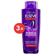 ĽORÉAL PARIS Elseve Color Vive Purple Shampoo 3 × 200 ml - Sampon ősz hajra