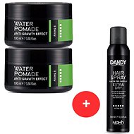 DANDY Anti-Gravity Water Pomade 2 x 100 ml + DANDY Extra Dry Fixing Hair Spray 300 ml - Sada