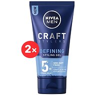NIVEA Men Craft Stylers Gel, 2× 150ml - Hair Gel