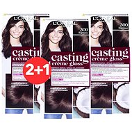 ĽORÉAL CASTING Creme Gloss 300 Espresso 3 x 180ml - Hair Dye