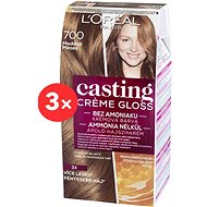 ĽORÉAL CASTING Creme Gloss 700 Honey 3 × 180 ml - Hair Dye