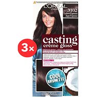 ĽORÉAL CASTING Creme Gloss 3102 Ice Espresso 3 × 180 ml - Hair Dye