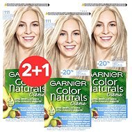 GARNIER Color Naturals 111 Super Bright Grey Ash Blond 3 x 112ml - Hair Dye