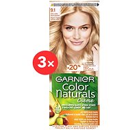 GARNIER Color Naturals 9.1 Very Light Blond Ash 3 × 112 ml - Hair Dye