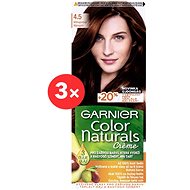 GARNIER Color Naturals 4.5 Mahogany 3 × 112 ml - Hair Dye