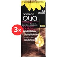 GARNIER Olia 6.3 Golden Light Brown 3 × 50ml - Hair Dye