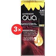 GARNIER Olia 6.60 Intense Red 3 × 50ml - Hair Dye