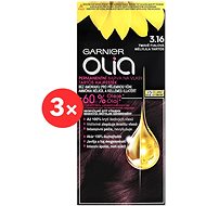 GARNIER Olia 3.16 Dark Purple 3 × 50ml - Hair Dye