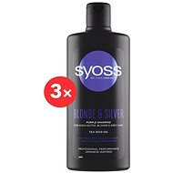 SYOSS Blond Shampoo 3 × 440 ml - Sampon