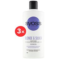 SYOSS Blonde & Silver Conditioner 3 × 440 ml - Conditioner