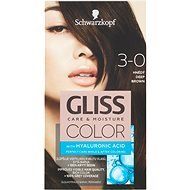 SCHWARZKOPF GLISS COLOR 3-0 Hnedá 60 ml - Farba na vlasy