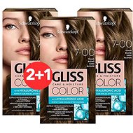SCHWARZKOPF GLISS COLOR 7-00 Dark Blond 3 x 60ml - Hair Dye